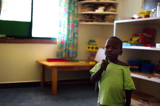 Child at New Life Hope Orphanage in Kisumu