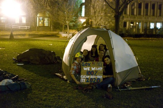 Tufts Halloween Environmental Sleep Out with the Leadership Campaign