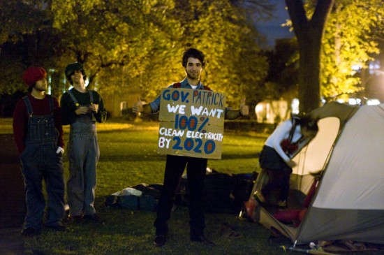 Tufts Halloween Environmental Sleep Out with the Leadership Campaign