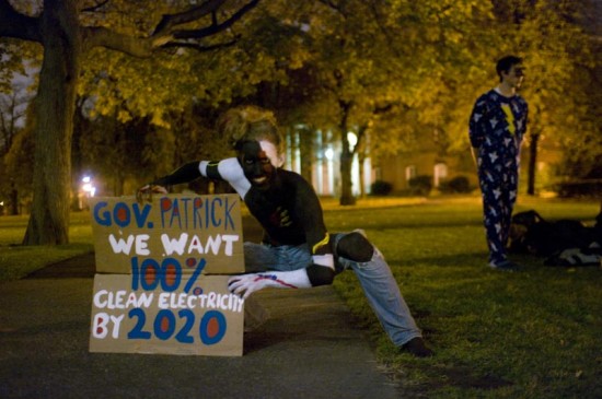 Tufts Halloween Environmental Sleep Out with the Leadership Campaign