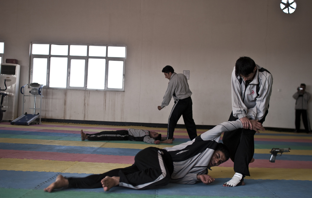 Iraqi Kurdistan Taekwondo demonstation by the Zerevani Kurdish Special Forces