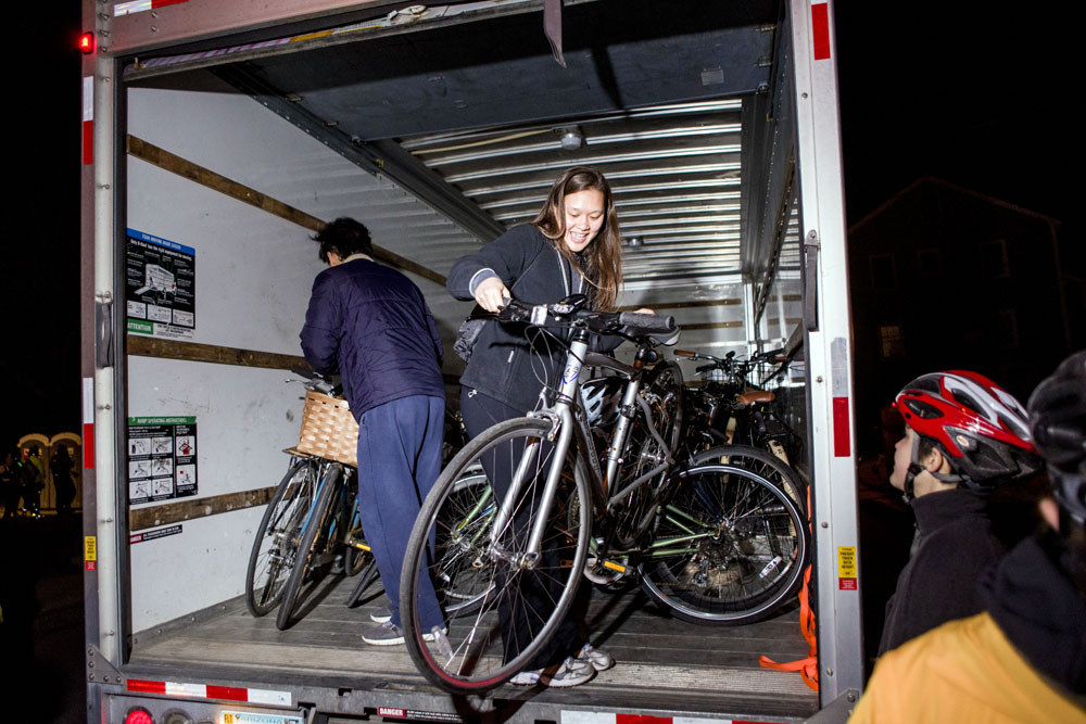 Boston Marathon Midnight Bike Ride