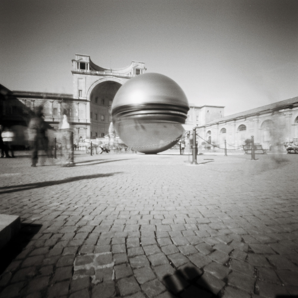 Vatican spinning globe