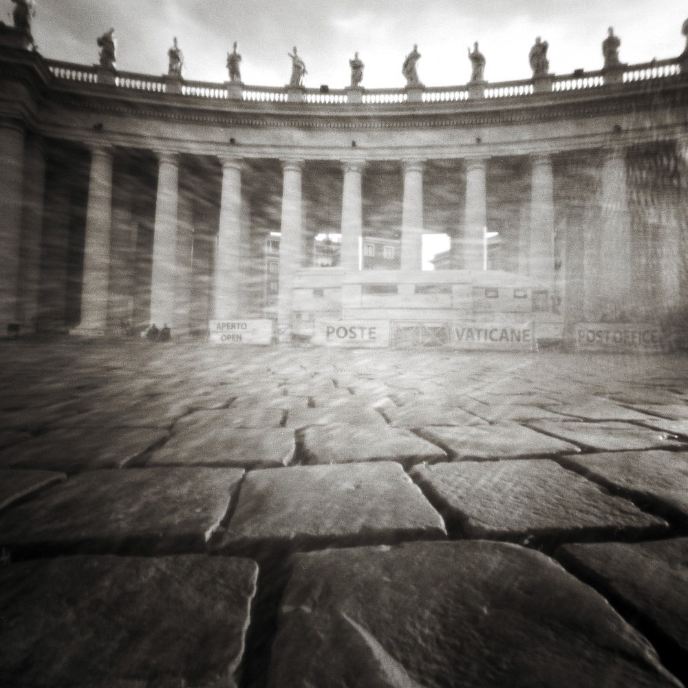 Vatican Post Office in Saint Peter's Square Pinhole