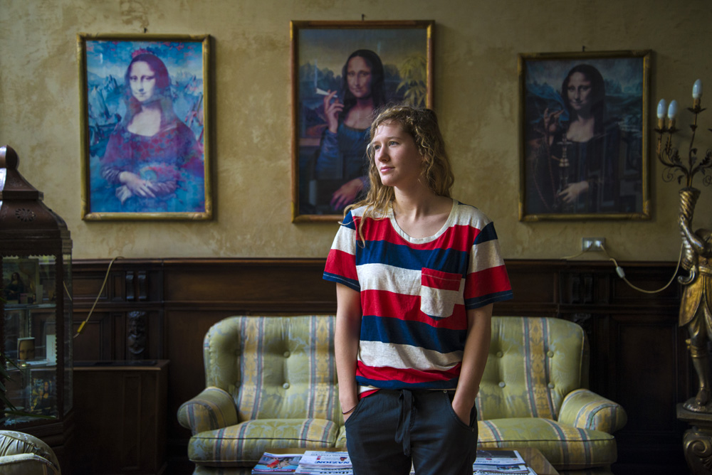Emma at the Hotel Mona Lisa in Florence
