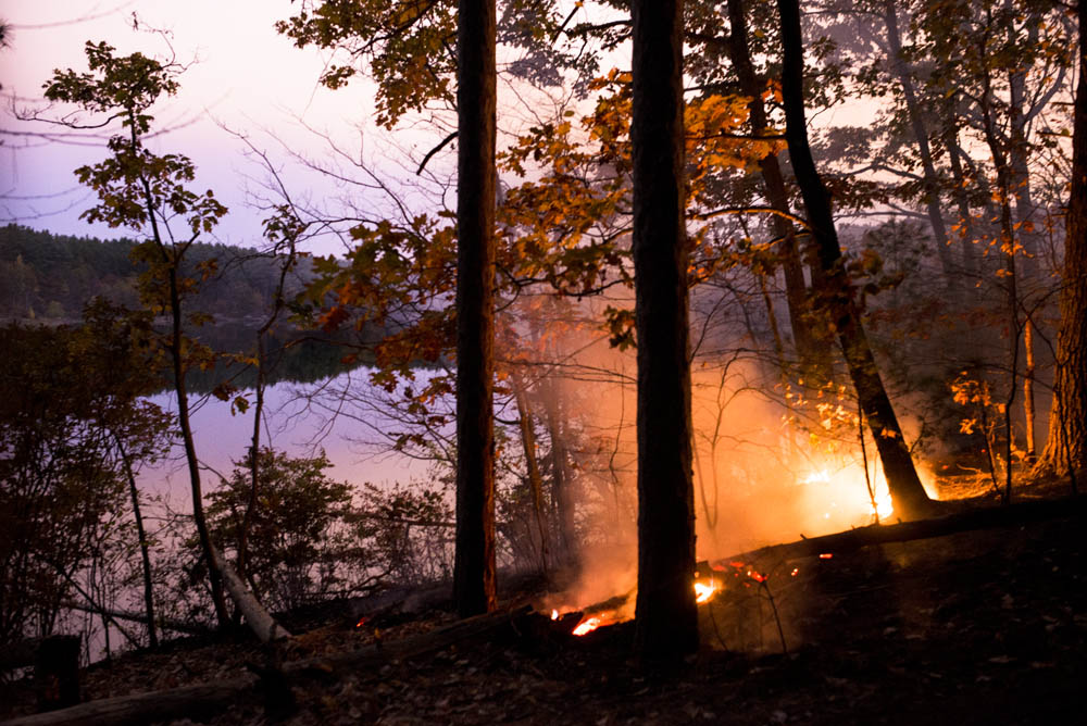 Forest Fire in the Middlesex Fells