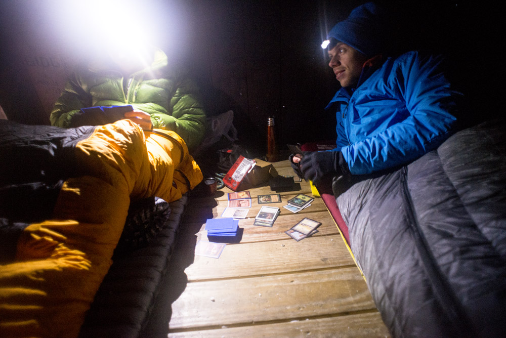 Playing Magic Cards in the shelter